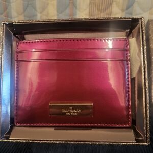 Kate Spade Metallic Pink Card Holder